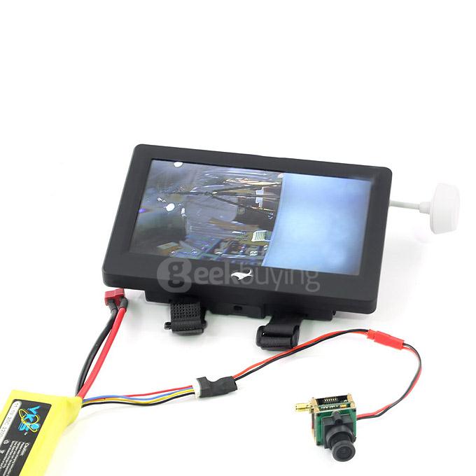 Sony 700TVL 4140 / 673 Camera 5.8G 200MW Mini Integrated CCD 960H / Mushroom Antenna