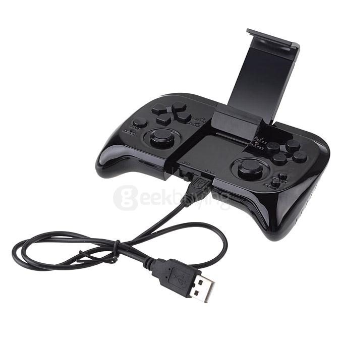 Universal Wireless Bluetooth Gamepad Controller Joystick for iOS Android Cellphone & Tablet - Black