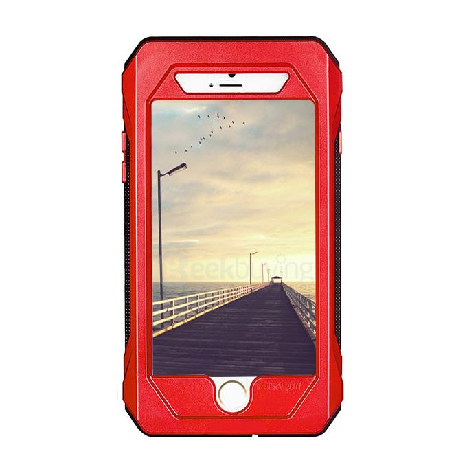 RIYO Waterproof Shockproof Dirtproof SnowProof IP68 Standard Cover Case Protective Case For Apple iPhone 6 / iphone 6s 4.7inch - Red