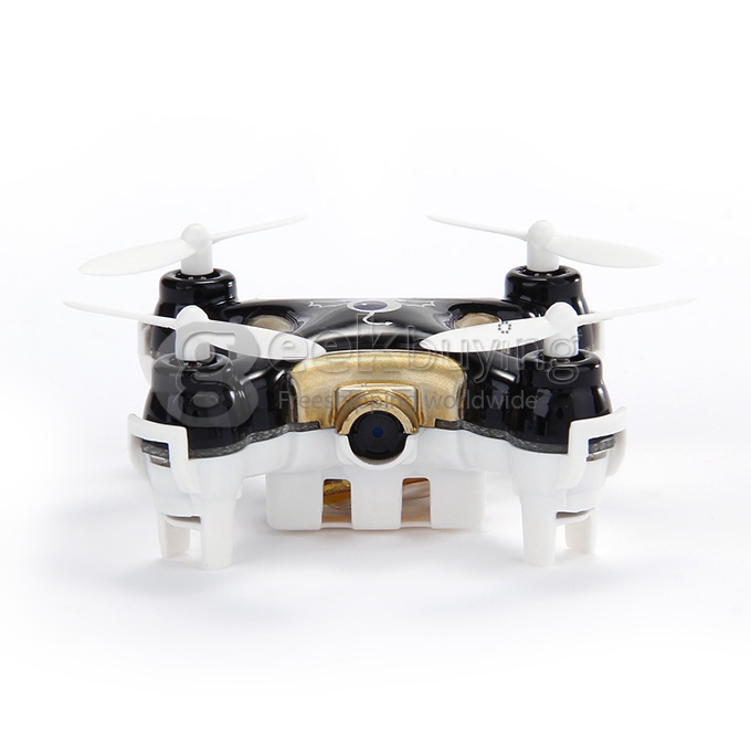 Cheerson CX-10C CX10C Mini Quadcopter 2.4G 4CH 6 Axis Gryo 0.3MP Camera RC Drone With LED RTF - Black
