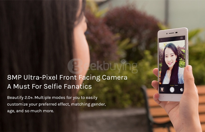 OPPO R7 2.5D Screen 5.0inch Android 4.4 3GB 16GB Smartphone 64Bit Qualcomm MSM8939 Octa Core 13.0MP Gorilla 3 VOOC Flash Charge - Silver