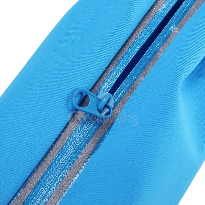 5.5 Touch Screen Running Belt Waist Pack Waterproof Flip Belt Money Waist Pouch For iPhone 6 Plus / iPhone 6S Plus - Blue