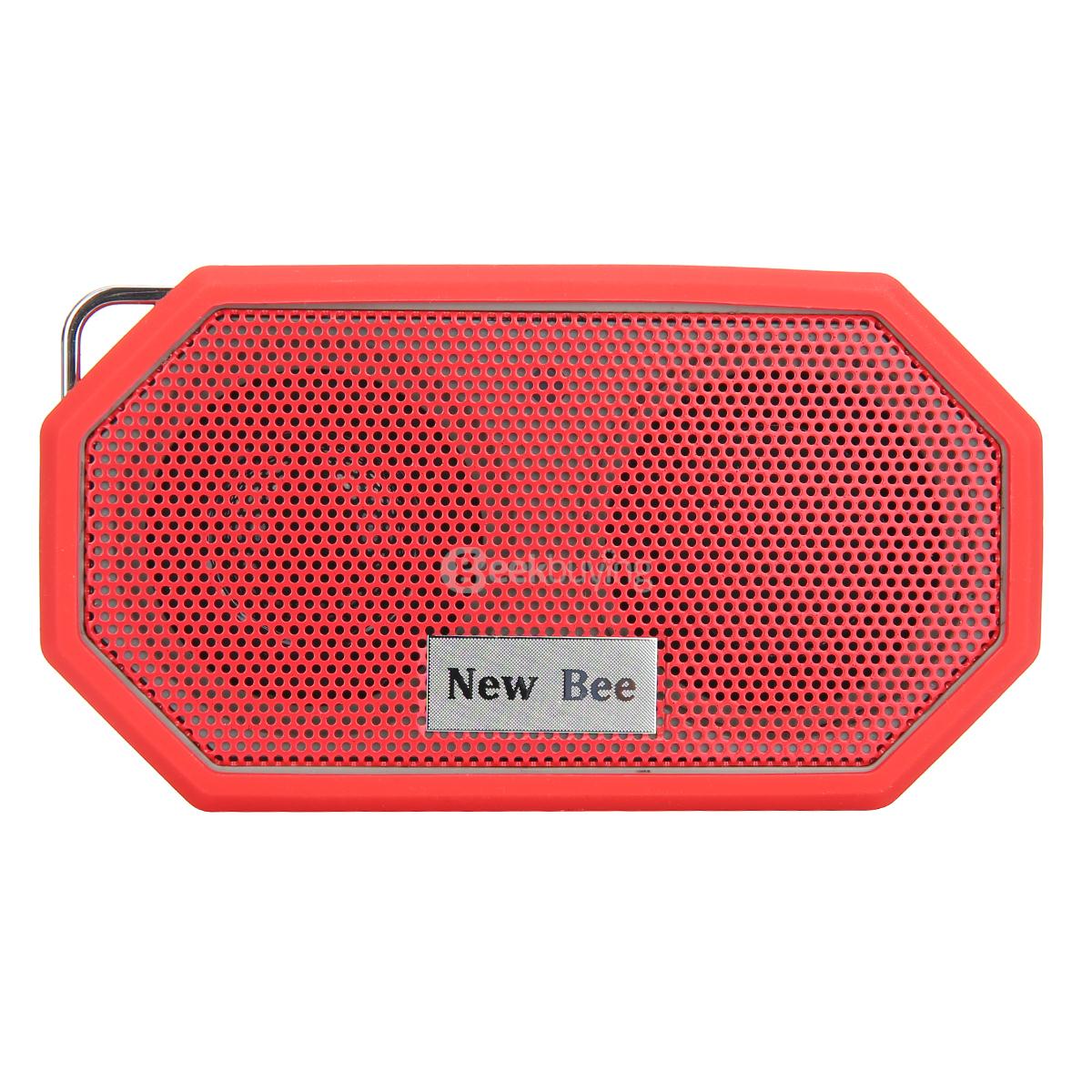 New Bee Portable Pocket Speaker Waterproof Shockproof Wireless BT4.0 Music Player With Mic For iPhone Samsung LG HTC