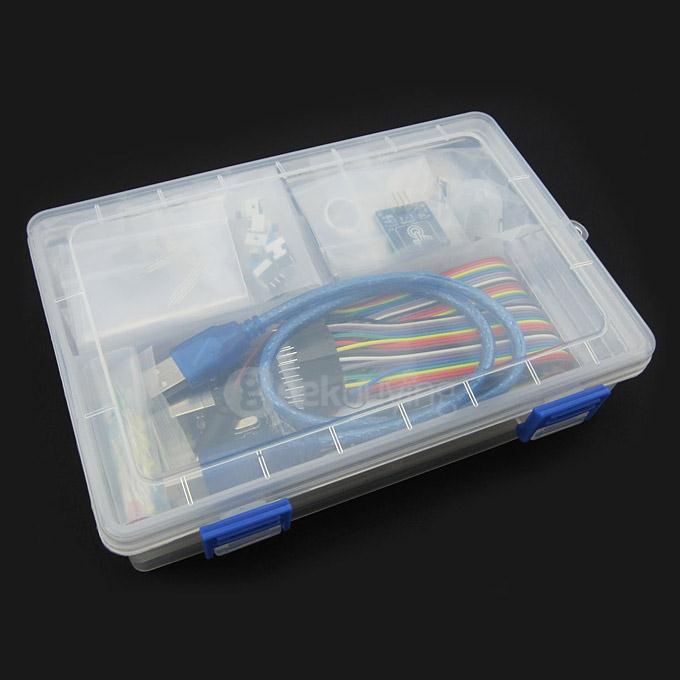 MEGA2560 BreadBoard Advance Kit With Sensors / Servo Motor / LCD Display / Tutorial for Arduino