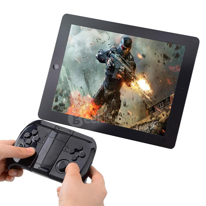 Universal Wireless Bluetooth Gamepad Controller Joystick for iOS Android Cellphone & Tablet - Black