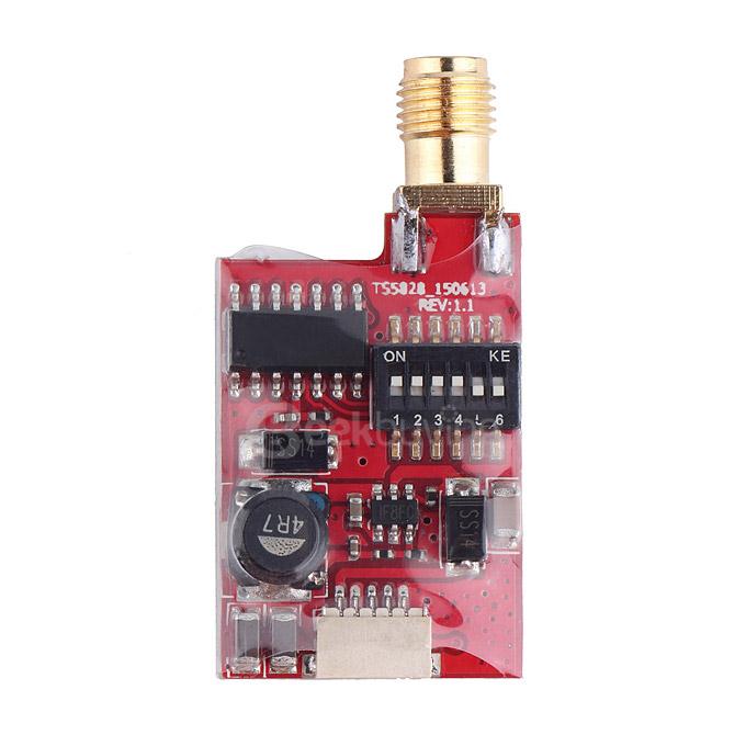 TS5828 5.8Ghz 32Ch 600mW FPV AV Wireless Transmitter for MINI Multicopter 250QAV