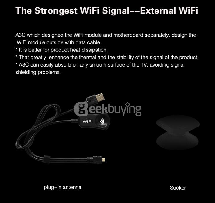 Measy A3C RK2928 WIFI Dongle DLNA Miracast Airplay