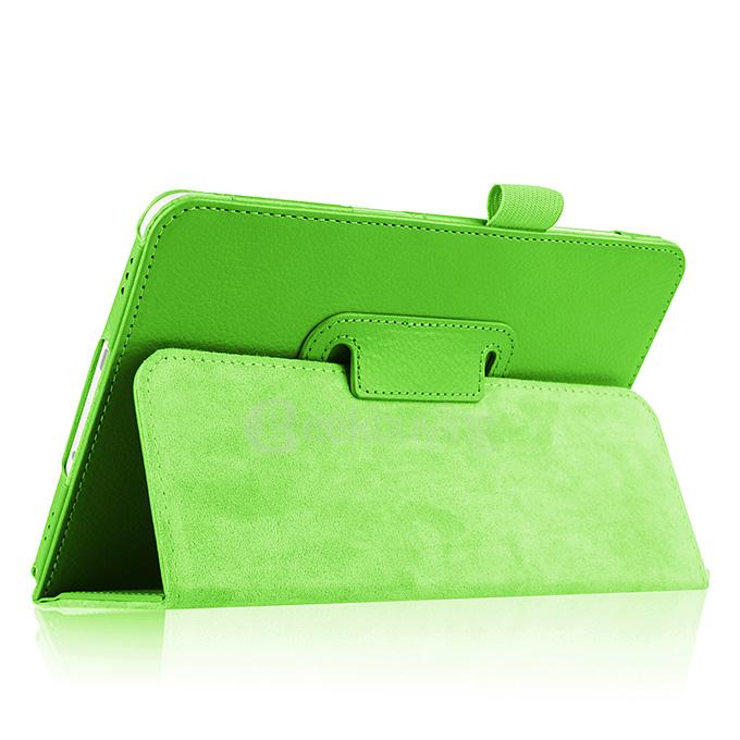 Foldable Leather Stand Cover Case with Holder For Samsung GALAXY Tab S2 8.0 Inch Tablets - Green