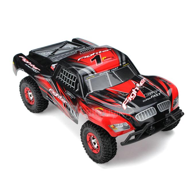 Feiyue FY01 Fighter 1/12 Off Road Racer 2.4G 4WD 40KM/H Short-Course Truck RC Car - Red
