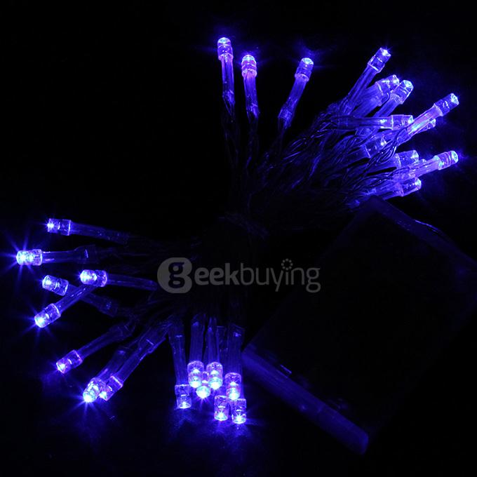 20 LED String Lights LED Strips Battery Operated Lamp For Bedroom Decoration Wedding Christmas Party - Blue