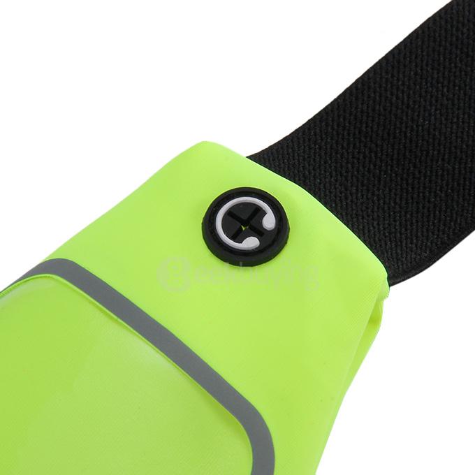 4.7 Touch Screen Running Belt Waist Pack Waterproof Flip Belt Money Waist Pouch For iPhone 6 iPhone 6s - Green