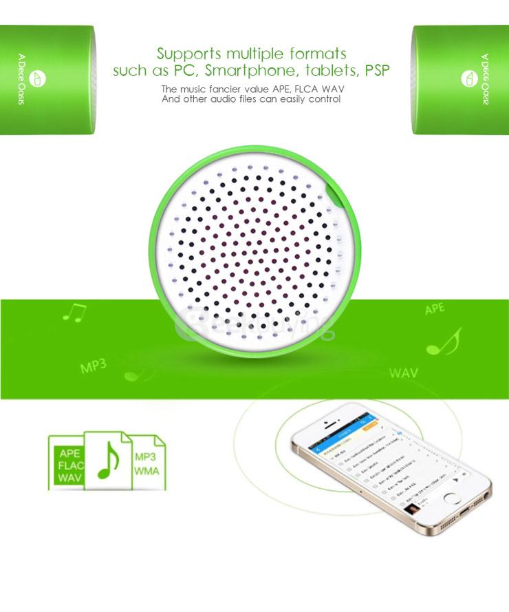ADO Mate 5 Hansfree Bluetooth Wireless Stereo Speaker BT3.0 With Self-Timer/Tracker For iOS Android - White