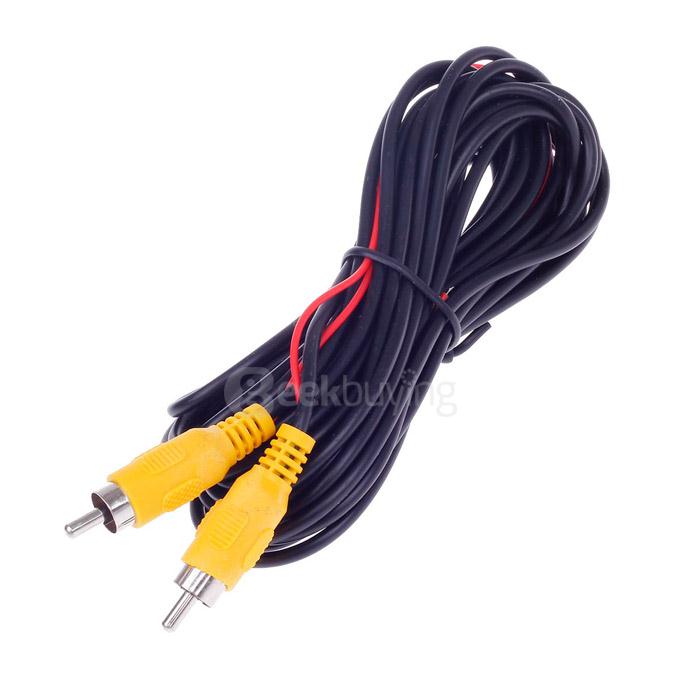 XY-1668 Universal IP66 Waterproof CCD Car Rearview Camera - Black