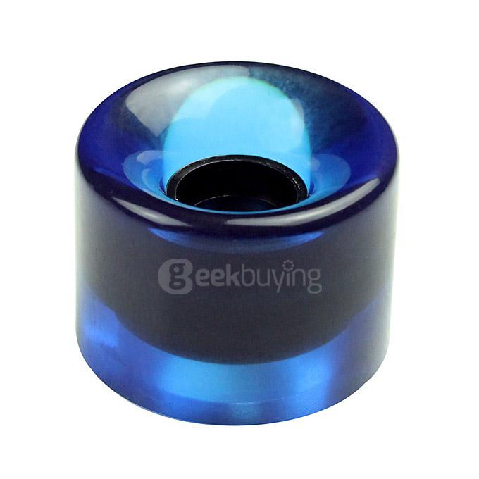 EC-W6045 95A High Strength PU Longboard Skateboard Wheels 60mm*45mm - Blue + Transparent (4 PCS)
