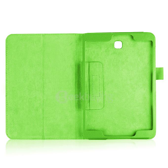 Foldable Leather Stand Cover Case with Holder For Samsung GALAXY Tab S2 8.0 Inch Tablets - Green