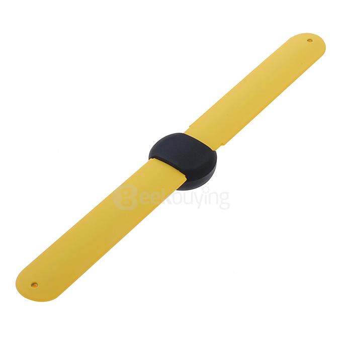 HAVIR HV-102 Waterproof Toddler Kids Bluetooth 4.0 Anti-lost Safety Alarm Wristband for iOS and Android OS - Yellow