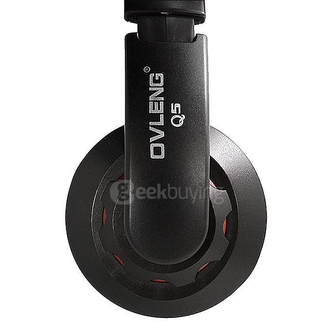 Ovleng Q5 Fashion Stereo Game Headphone Super Bass USB Headset With Rotary Mic For PC Laptop - Black
