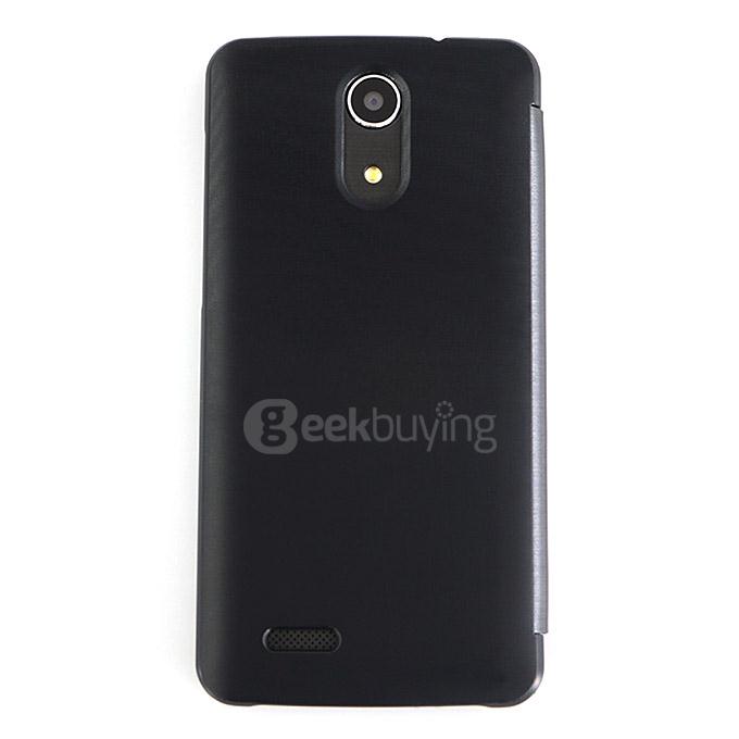 Original Protective PU Leather Hard Flip Cover Shell for ZOPO Speed 7 - Black