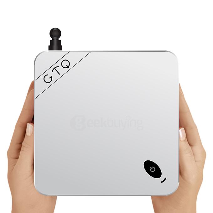 GTQ Android 5.1 4K Media Player S812 Quad Core 2G/8G 2.4G/5.8G WIFI Gigabit LAN Bluetooth4.0 H,265 HDMI OTG - White