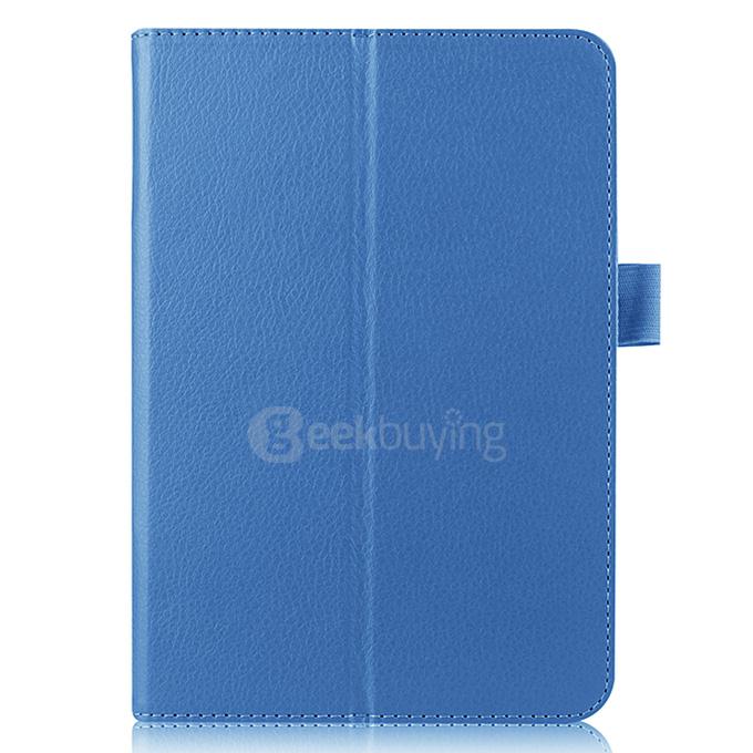 Foldable Leather Stand Cover Case with Holder For Samsung GALAXY Tab S2 8.0 Inch Tablets - Blue