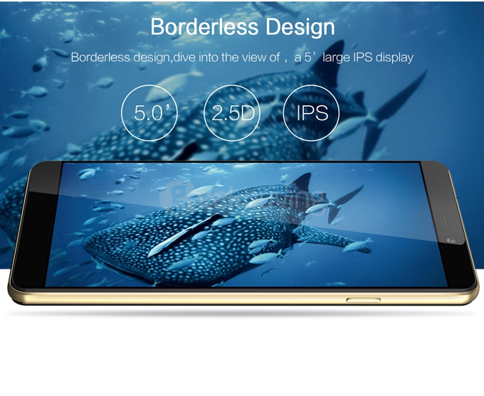 OUKITEL U2 4G LTE Smartphone 5.0inch Android 5.1 64bit MTK6735M Quad Core 1.0Ghz 1GB RAM 8GB ROM - Black