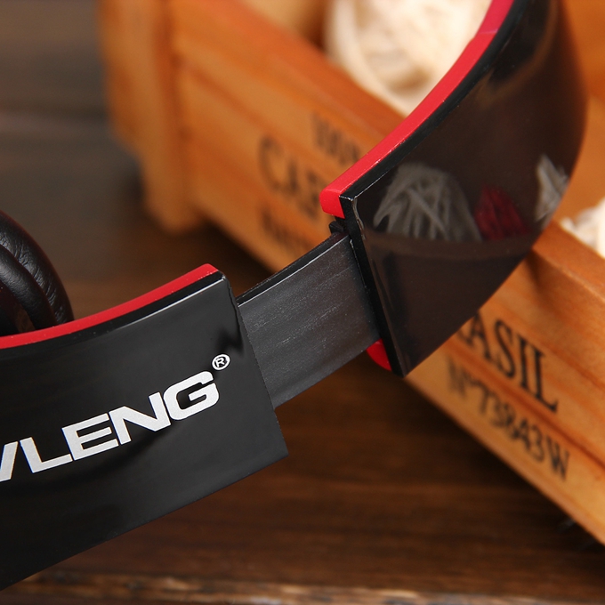 Ovleng X8 Fashion Studio Earphones Stereo Bass Headphone Powerful Sound Gaming Headset with Mic - Black