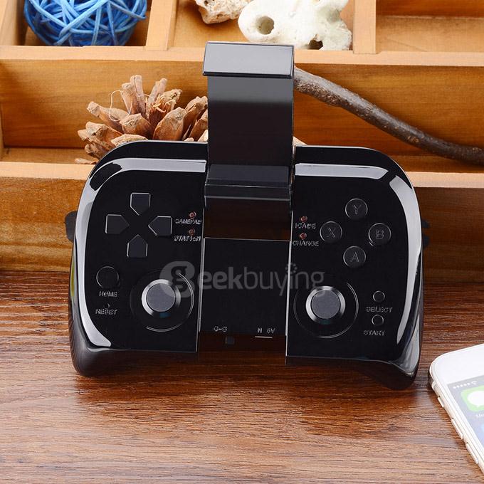 Universal Wireless Bluetooth Gamepad Controller Joystick for iOS Android Cellphone & Tablet - Black