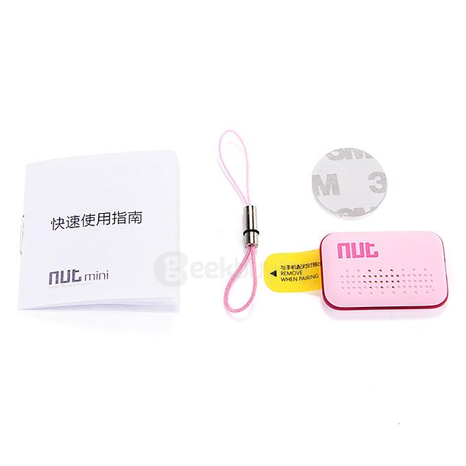 New Nut2 Update Mini Nut3 Smart Finder Bluetooth WiFi Tracker GPS Locator Wallet Phone Key Anti-lost Alarm - Pink