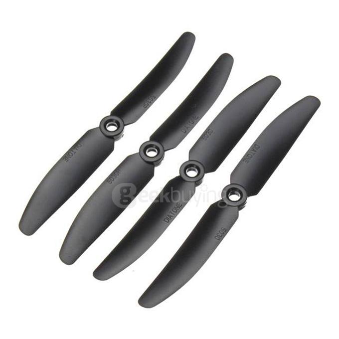 Diatone Ghost 5030 Propeller 2xCW/2xCCW For ZMR250 QAV250 17# 18# Frame Kit - Black