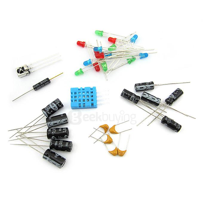 Nano BreadBoard Kit with IO Expansion Board/ Sensors / LCD Display Module / Tutorial for Arduino