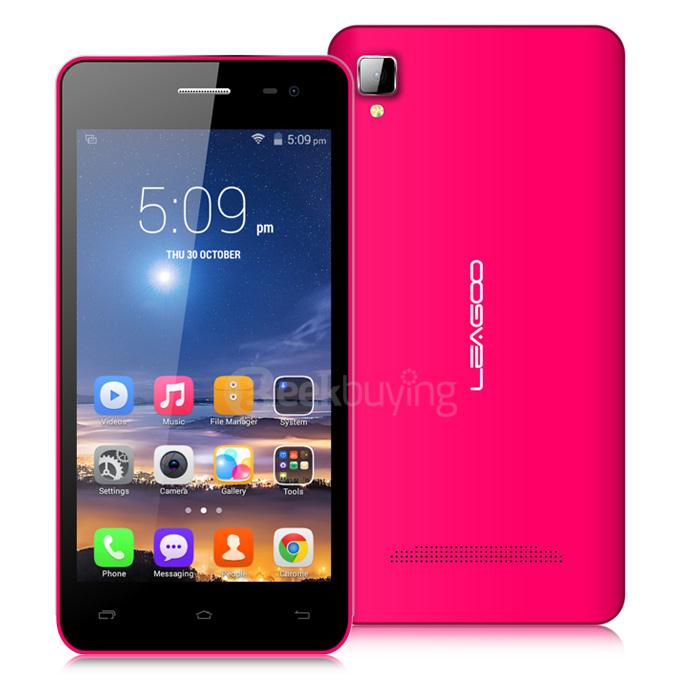 Leagoo Lead 6 Android 4.4 MTK6572 Dual Core 1.0GHz 4.5inch Smartphone 512MB 4GB 5.0MP 3G GPS Smart Wake - Red