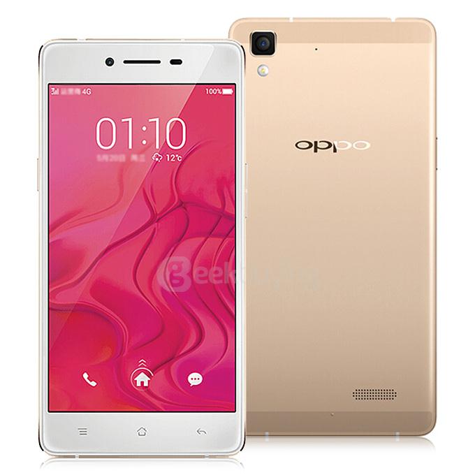 OPPO R7 2.5D Screen 5.0inch Android 4.4 3GB 16GB Smartphone 64Bit Qualcomm MSM8939 Octa Core 13.0MP Gorilla 3 VOOC Flash Charge - Golden