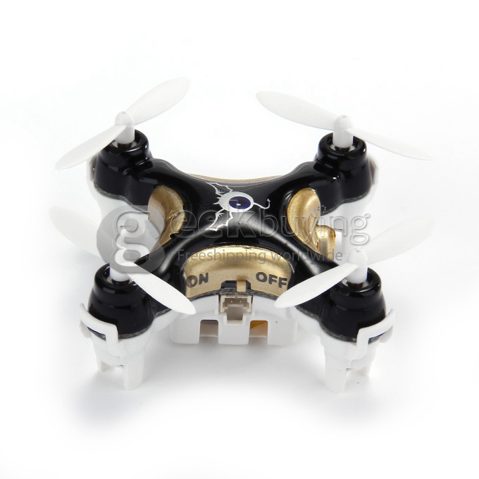 Cheerson CX-10C CX10C Mini Quadcopter 2.4G 4CH 6 Axis Gryo 0.3MP Camera RC Drone With LED RTF - Black