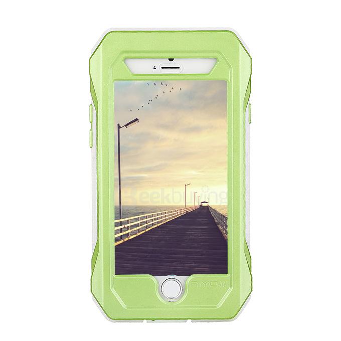 RIYO Waterproof Shockproof Dirtproof SnowProof IP68 Standard Cover Case Protective Case For iPhone 6 Plus / iPhone 6s Plus - Green