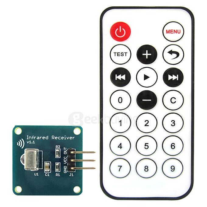 High Quality Infrared Receiver Module + IR Remote Controller for Arduino / MEGA2560