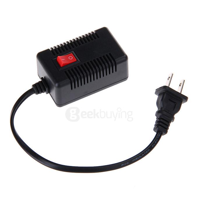 DEE-20L 5W 25-LED Blue White Light Clip Lamp for Aquarium - Black