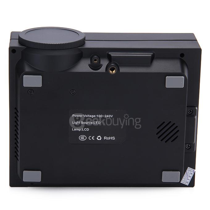 GM60 LED FHD Projector 1000LM 1080P Multimedia Player USB SD VGA HDMI AV for Home Office Outdoor