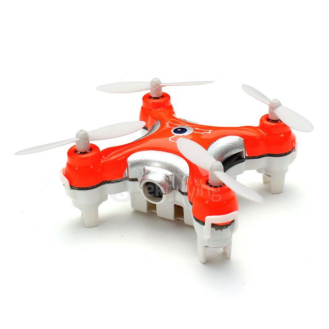 Cheerson CX-10C CX10C Mini Quadcopter 2.4G 4CH 6 Axis Gryo 0.3MP Camera RC Drone With LED RTF - Orange