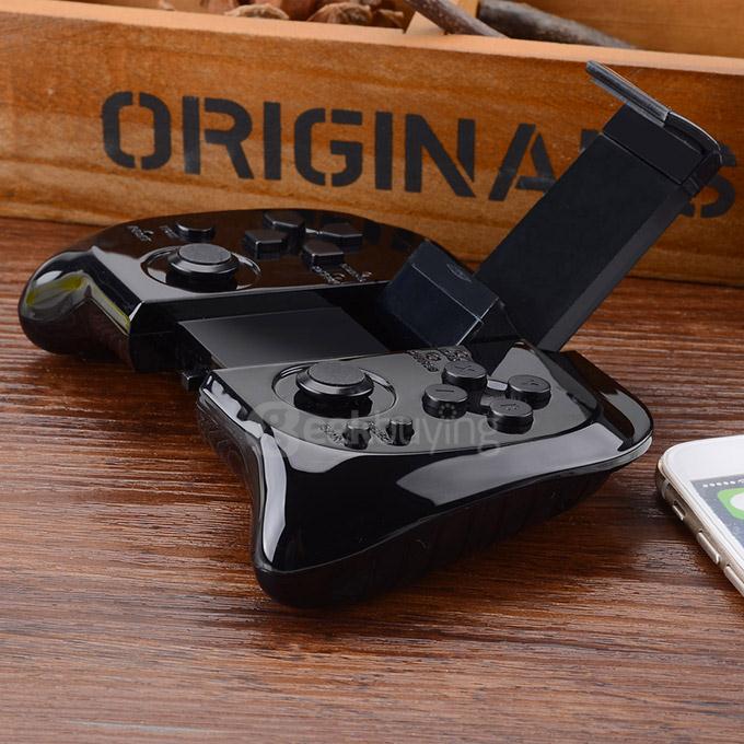 Universal Wireless Bluetooth Gamepad Controller Joystick for iOS Android Cellphone & Tablet - Black