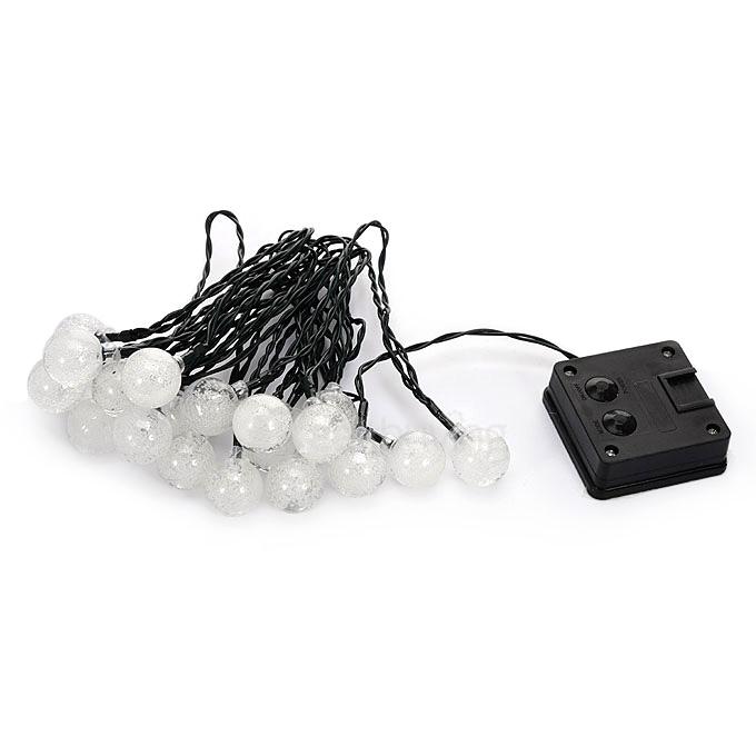 Solar Flower String Lights 20 Led Outdoor Fairy Blossom Lighting for Garden Patio Path Christmas Indoor - Rainbow