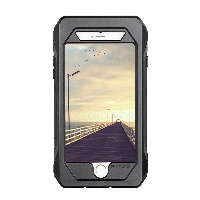 RIYO Waterproof Shockproof Dirtproof SnowProof IP68 Standard Cover Case Protective Case For Apple iPhone 6 / iphone 6s 4.7inch - Black