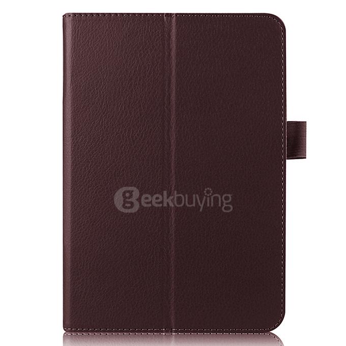 Foldable Leather Stand Cover Case with Holder For Samsung GALAXY Tab S2 8.0 Inch Tablets - Gray