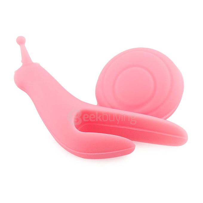 Attractive Cute Snail Shape Silicone Tea Bag Infuser Holder - Pink