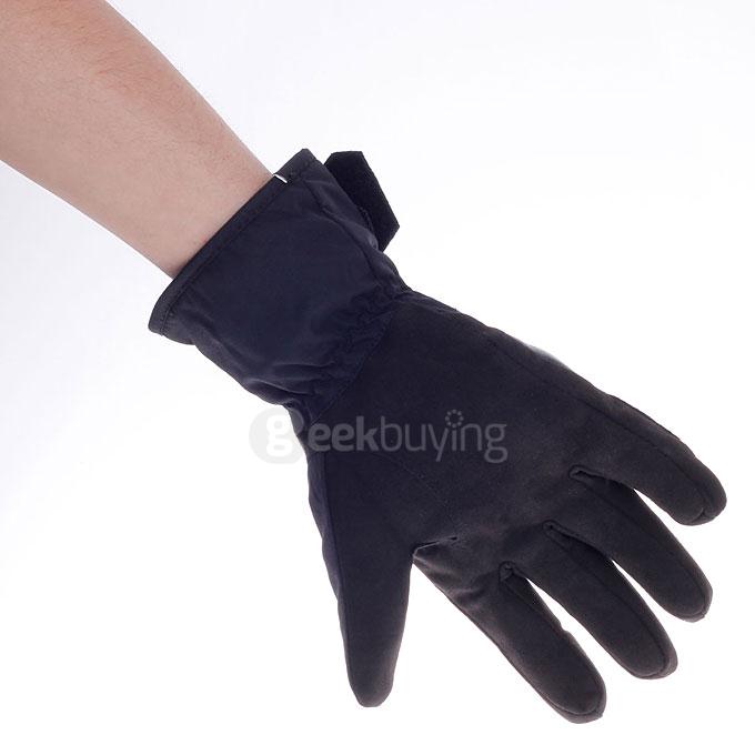PRO-BIKER MTV-08 Stylish Waterproof Warm Full Finger Motorcycle Racing Gloves - Black+Red ( 1 Pair)