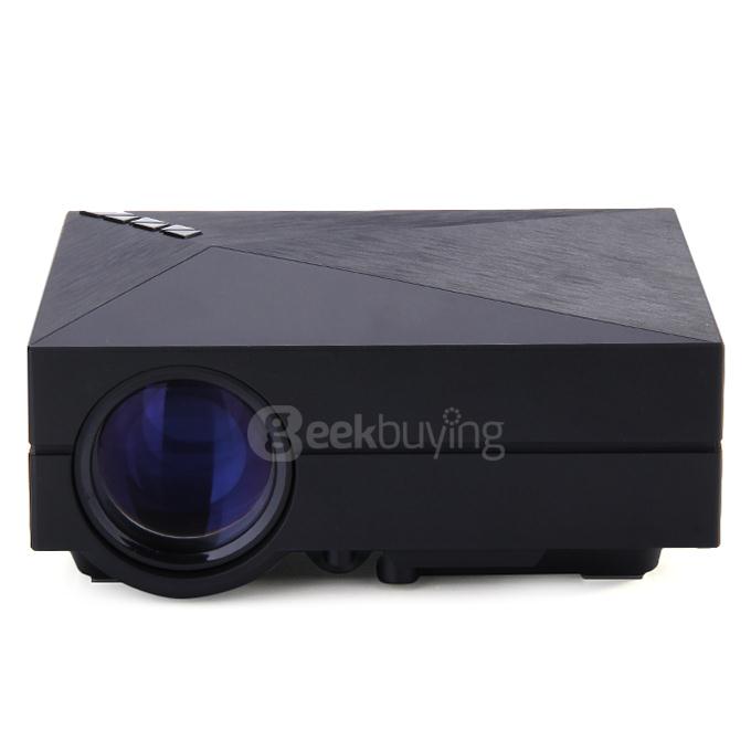 GM60 LED FHD Projector 1000LM 1080P Multimedia Player USB SD VGA HDMI AV for Home Office Outdoor
