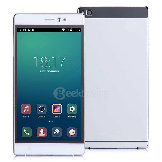 X-BQ P8 5.0inch HD Screen MTK6582 Quad Core 1.3GHz Android 5.1 Smartphone 512MB RAM 4GB ROM 3G GPS Miracast - White