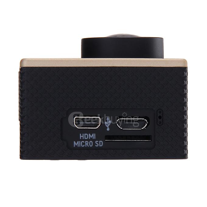 SJ4000 WiFi Action Camera Novatek 1080P H.264 1.5 Inch 170 Degree Wide Angle Outdoor Sports Waterproof HD Camcorder DV/CAR DVR - Gold
