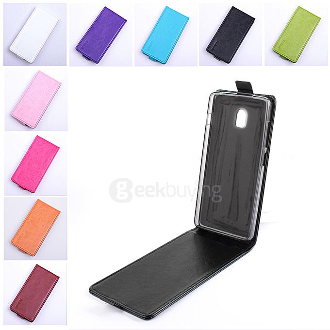 Baiwei Protective Hard Cover Up&Down Flip Stand Leather Case with Back Shell for Lenovo Vibe P1/P1 Pro Smartphone - White