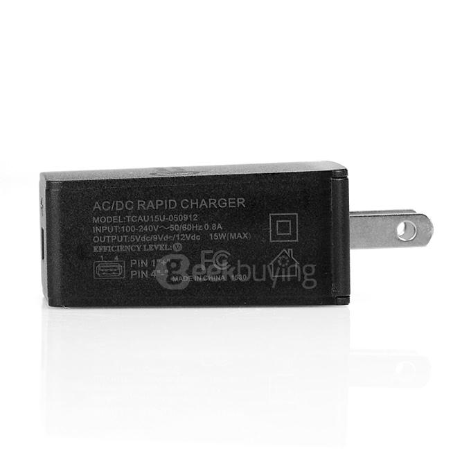 Itian US Plug Quick Charger QC 2.0 Fast Charger For LG G4 Samsung Galaxy S6/S6 Edge Plus Sony z5 HTC ASUS Zenfone 2 Xiaomi Mi4 - Black