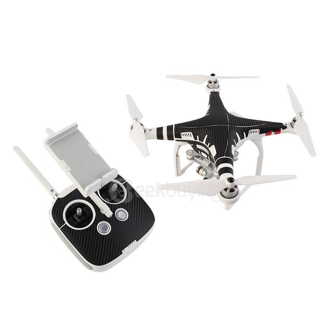 DJI Phantom 3 PVC Stickers Carbon Fiber Pattern Decals